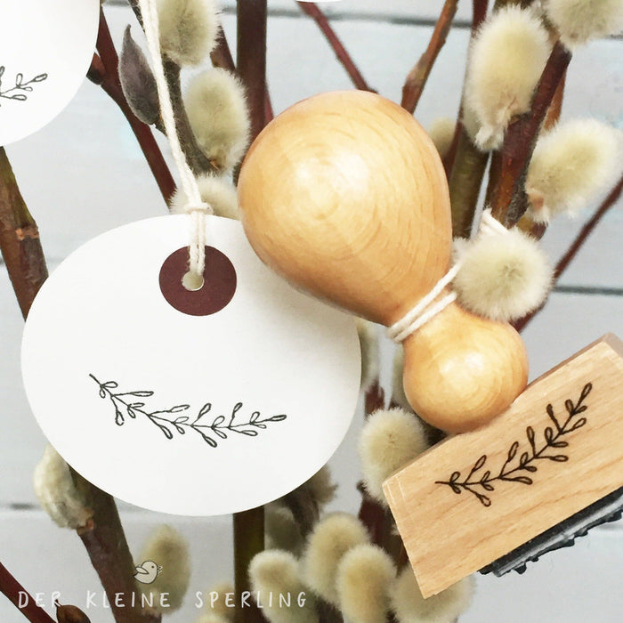 RUBBER STAMP // LEAF BRANCH