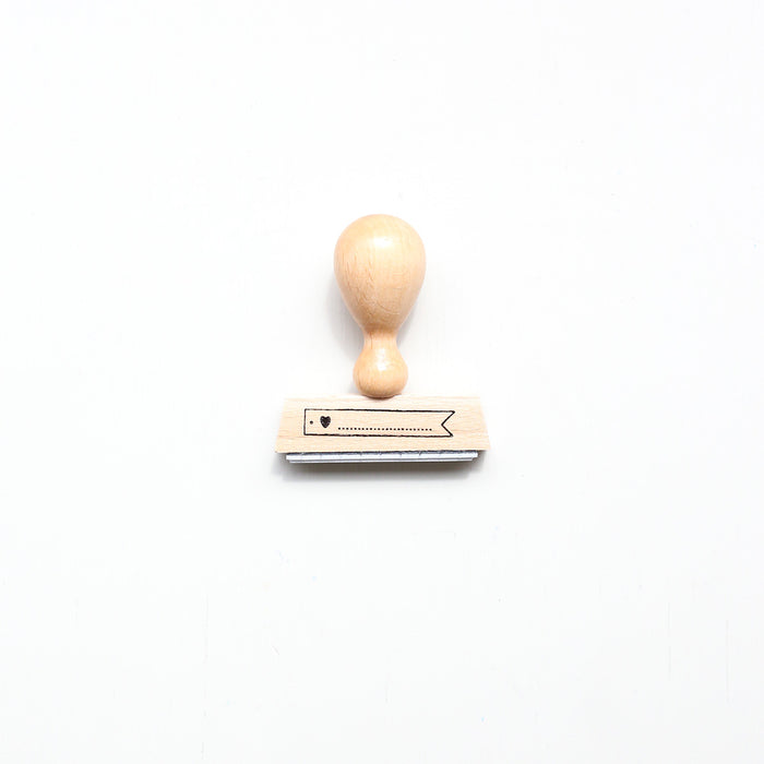 RUBBER STAMP // LOVE BANNER