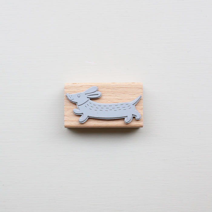 RUBBER STAMP // RUNNING DACHSHUND