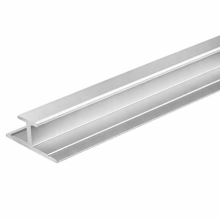 Satin Anodized Aluminum Divider Bar – Mirror Butt Joint Trim - Reflect Window & Door