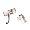 AluminArt Storm Door Handle Replacement – Regal Satin Chrome Set - Reflect Window & Door