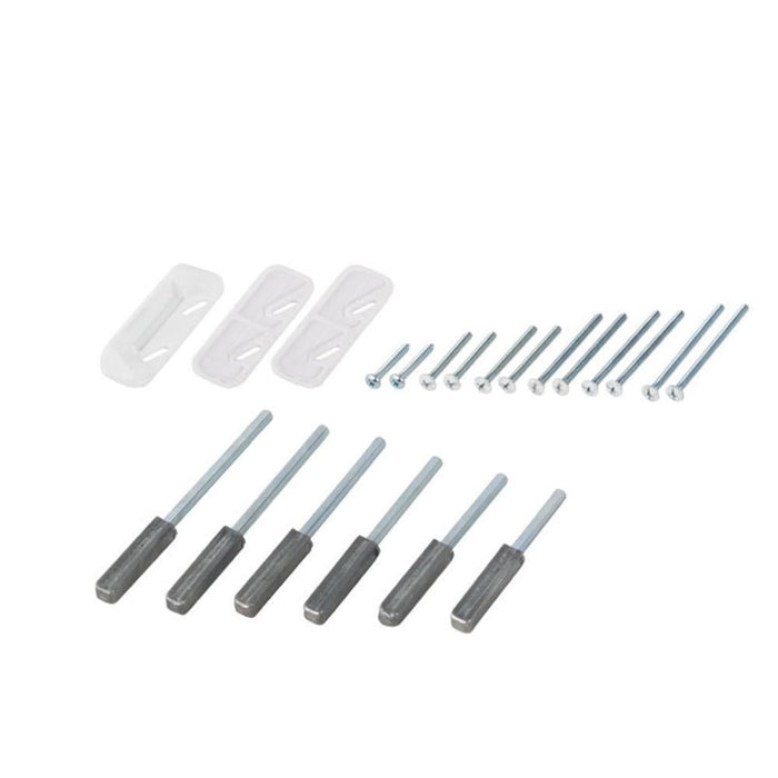 AluminArt Storm Door Handle Replacement – Regal Satin Chrome Set - Reflect Window & Door