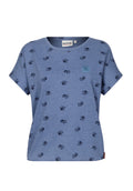 Schnella Baustella 20 - Blue Melange Dog Print
