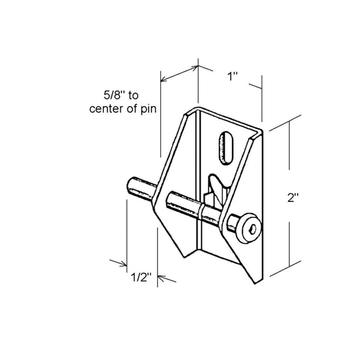 Security "Push - Pull" Door and Window Lock - Aluminum - Reflect Window & Door