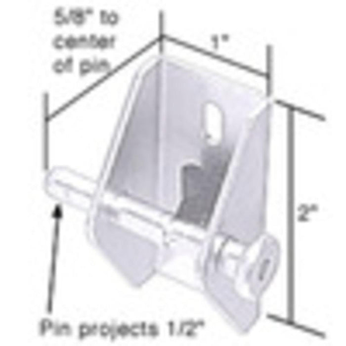 Security "Push - Pull" Door and Window Lock - White - Reflect Window & Door