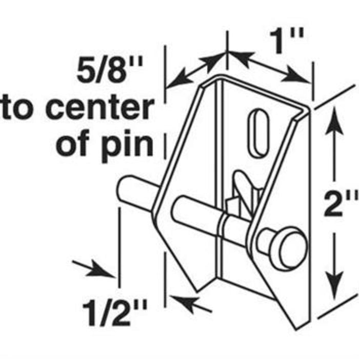 Security "Push - Pull" Door and Window Lock - White - Reflect Window & Door