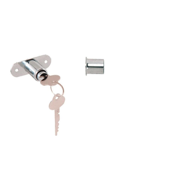 Showcase Track Chrome Plunger Lock - Reflect Window & Door