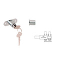 Showcase Track Chrome Plunger Lock - Reflect Window & Door