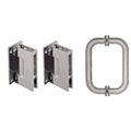 Shower Door 6" Geneva Pull and Hinge Set - Reflect Window & Door