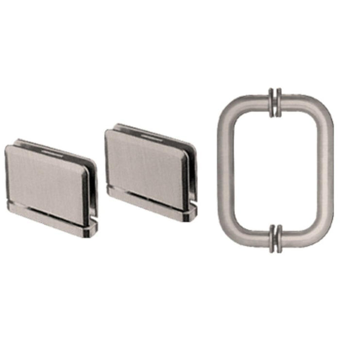 Shower Door 6" Prima Pull and Hinge Set - Reflect Window & Door