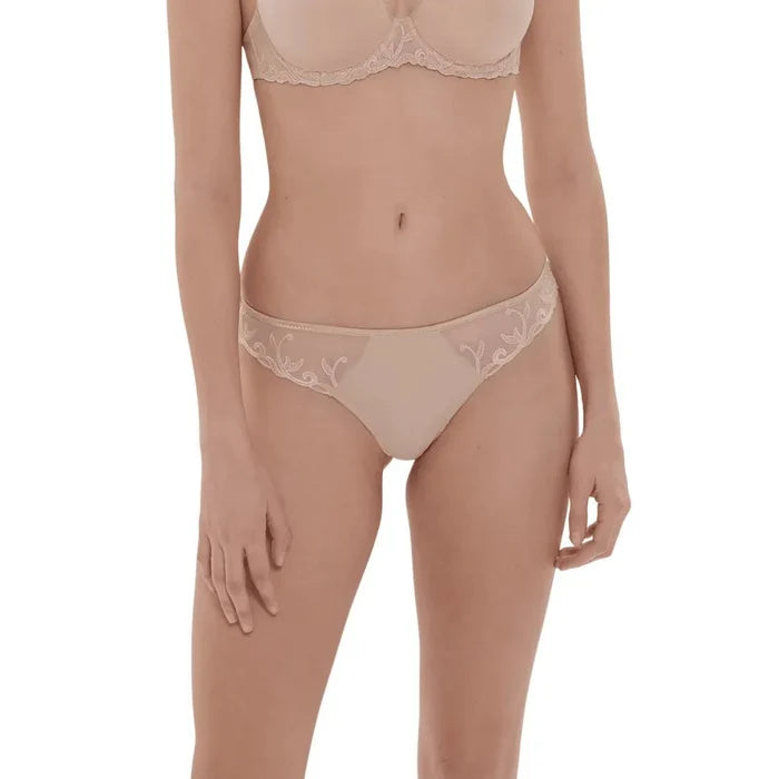 Simone Perele Andora Peau Rose Thong Front