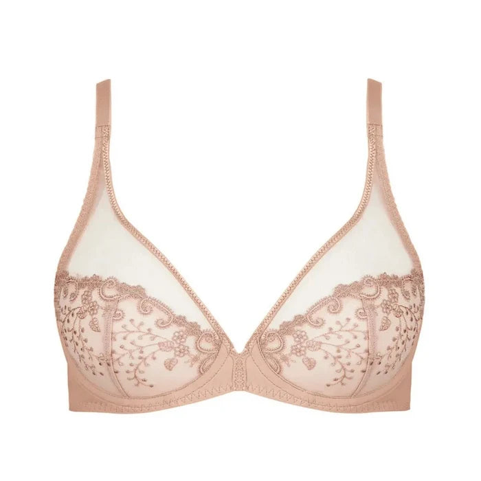 Simone Perele Delice Beige Plunge Bra