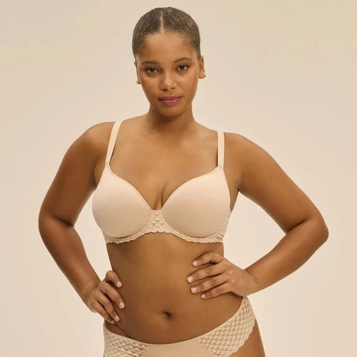 Simone Perele Subtile Beige T-Shirt Bra Front