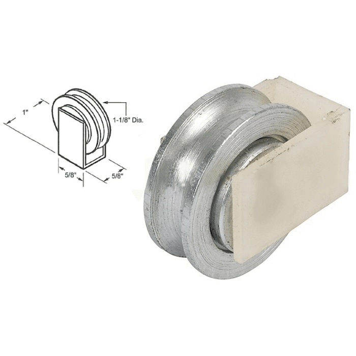Sliding Glass Patio Door 1-1/8" Steel Ball Bearing Roller For Horizon Doors - Reflect Window & Door