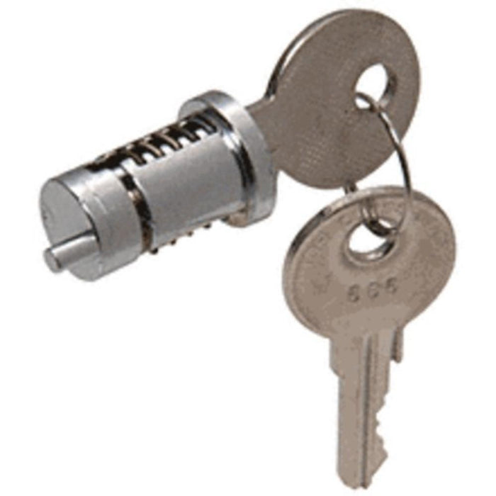 Sliding Glass Patio Door Cylinder Lock for 1 - 1/8" to 1 - 1/4" Doors - Reflect Window & Door