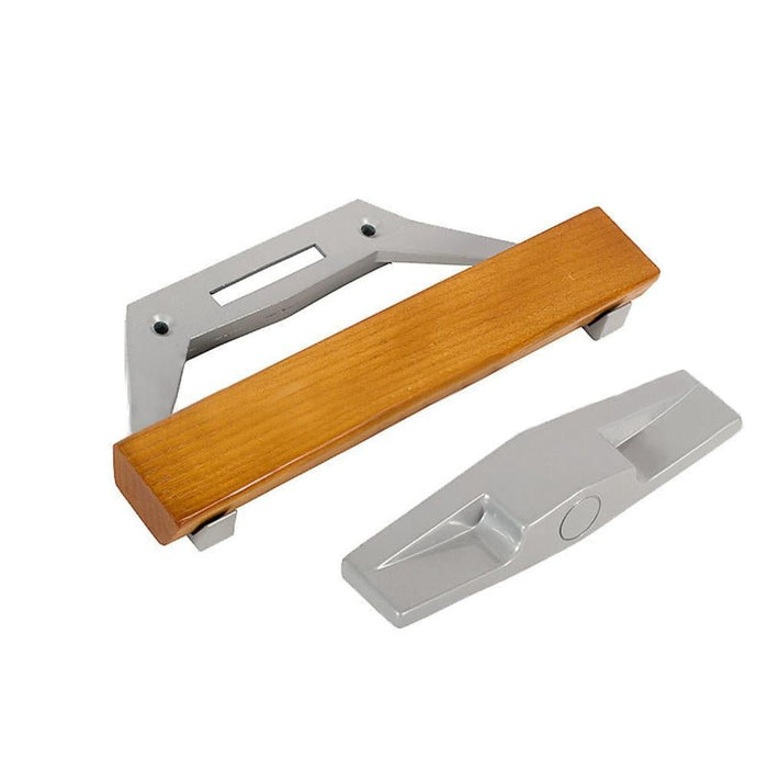 Sliding Glass Patio Door Wood/Aluminum Internal Lock Handle Set With 3 - 1/2" Screw Holes - Reflect Window & Door