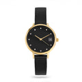 Small stainless steel stones watch