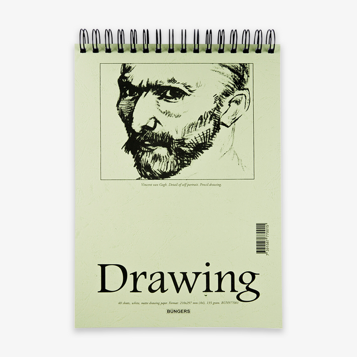 SPIRAL-BOUND DRAWING PAD // A4