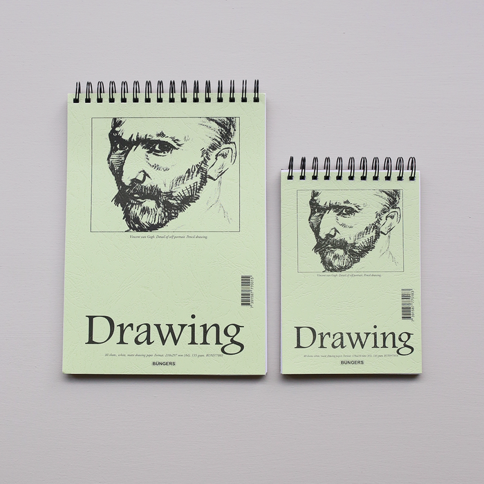SPIRAL-BOUND DRAWING PAD // A4
