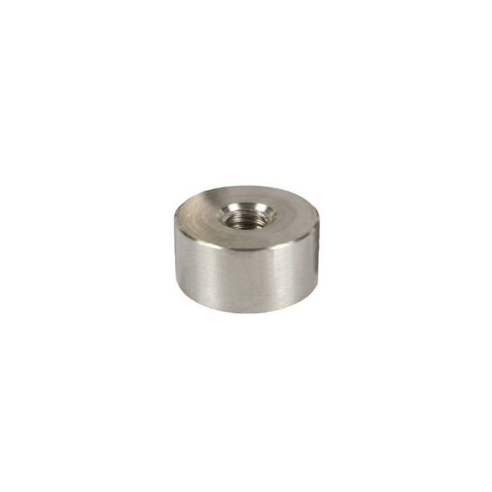 Standoff Bases (2" Diameter) (Brushed Stainless) (Height 1/4") - Reflect Window & Door