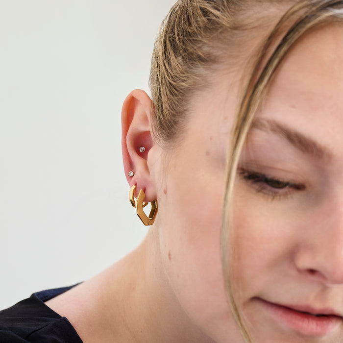 Steffi Huggie Earrings