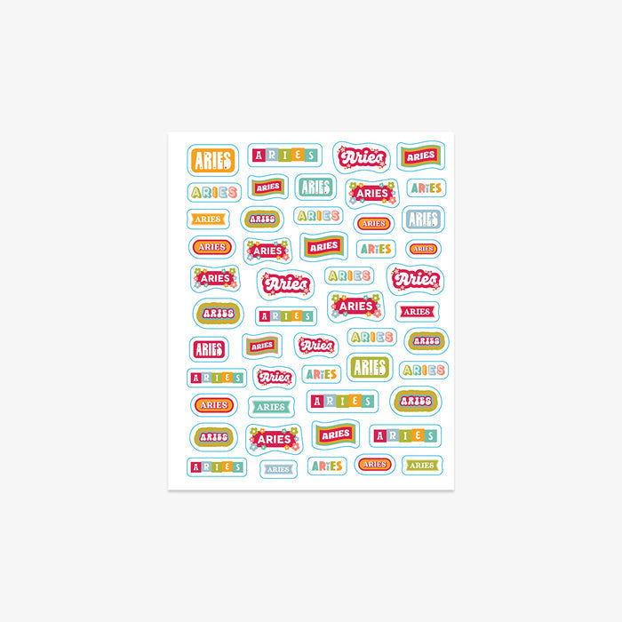 STICKER BOOK // SO. MANY. ASTROLOGY STICKERS.