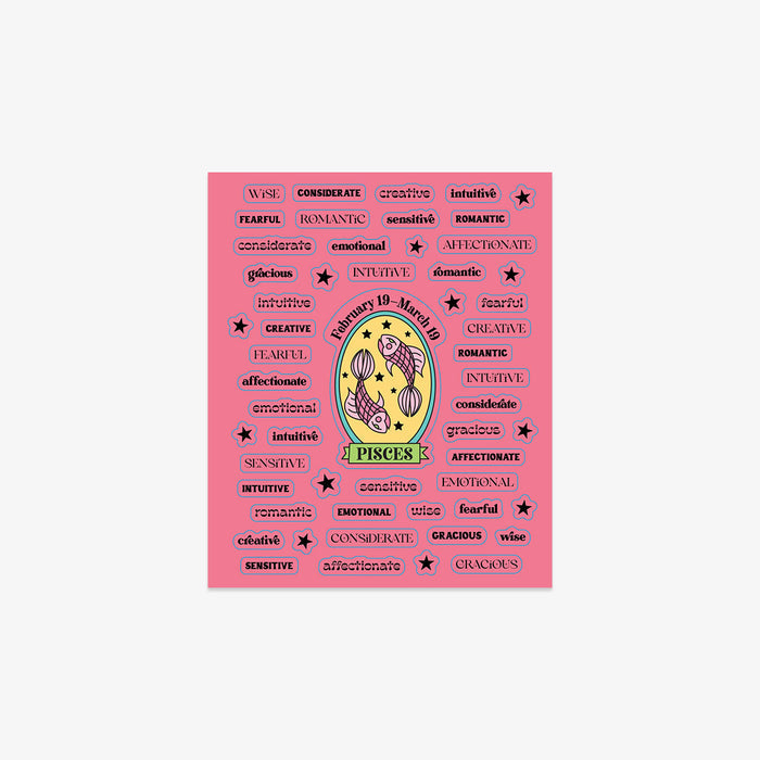 STICKER BOOK // SO. MANY. ASTROLOGY STICKERS.