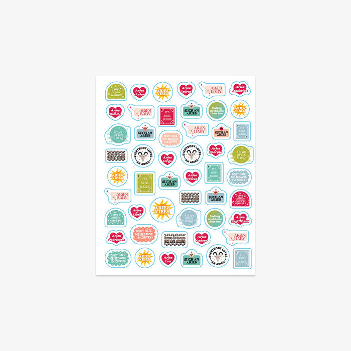 STICKER BOOK // SO. MANY. ASTROLOGY STICKERS.