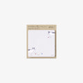 Sticky notes sheets with a motif of a playing cat