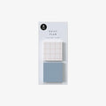 Packaged daily planner sticky notes with grid design