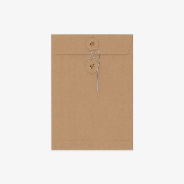 STRING & WASHER ENVELOPE // C5 KRAFT