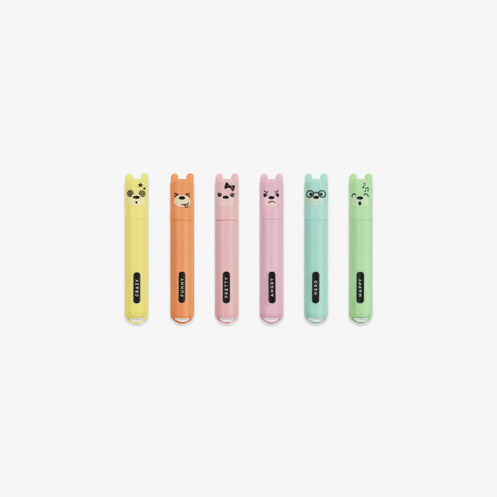 TEDDY'S STYLE MINI HIGHLIGHTERS // SET OF 6