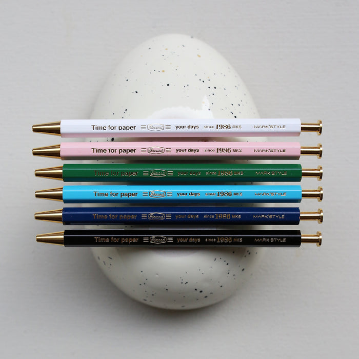 TIME FOR PAPER PENCIL BALL GEL PEN 0.5mm // GREEN