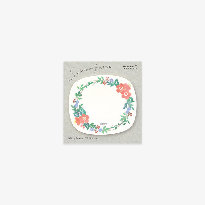 TRANSLUCENT STICKY NOTES // WREATH