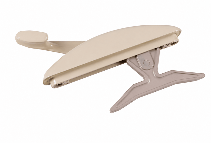 Truth Hardware® Beige Maxim Multi-Point Awning Lock – Low-Profile Security Window Lock - Reflect Window & Door