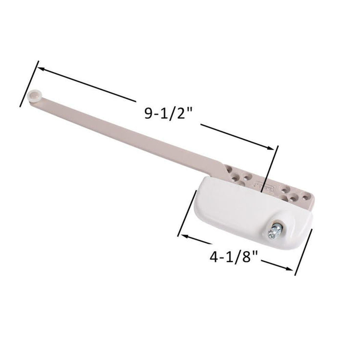 Casement Window Operator Replacement – Left Hand, White, Single Arm - Reflect Window & Door