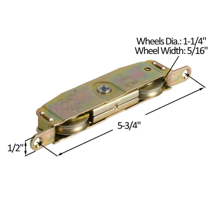 Sliding Glass Door Roller Assembly – Tandem Steel Ball Bearings, Truth Hardware - Reflect Window & Door