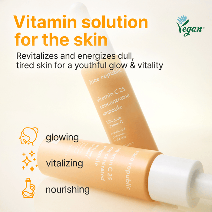 Vitamin C Concentrated Ampoule - NaturelleShop.com - Face Republic