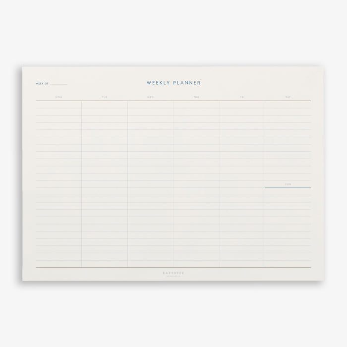 WEEKLY PLANNER NOTEPAD // A4