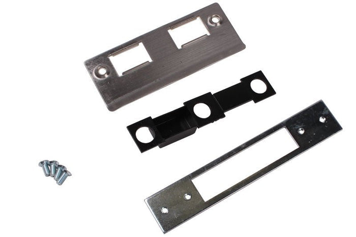 White Striker Plate Kit for Enhanced Security and Style - Reflect Window & Door